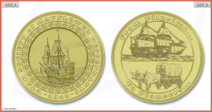 Pilgrims to Pioneers Coin